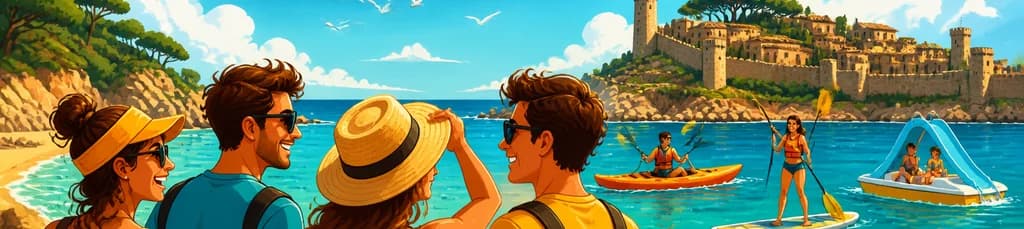 Jornada de playa inolvidable en Tossa de Mar