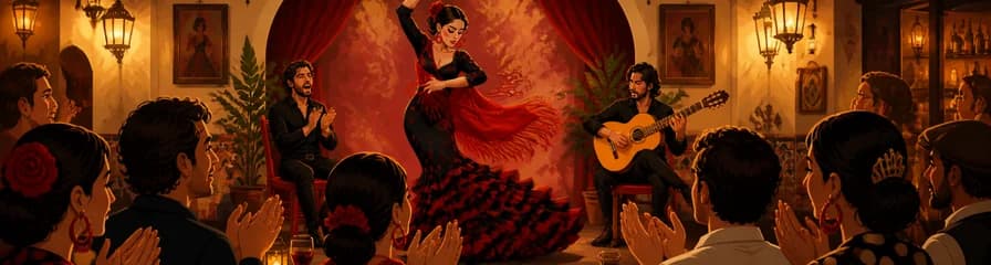 Flamenco en vivo en el Tablao Opera Flamenca