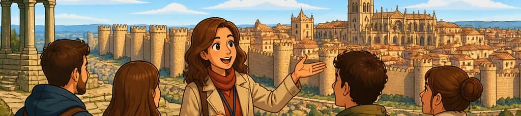Recorrido privado a pie de tres horas por Ávila con guía oficial