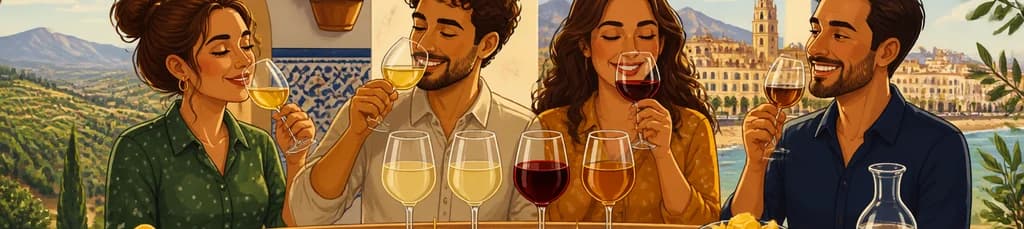 Experiencia de cata de vinos andaluces en Málaga