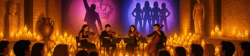 Concierto Candlelight: Un Duelo Musical entre Queen y ABBA en el MARQ