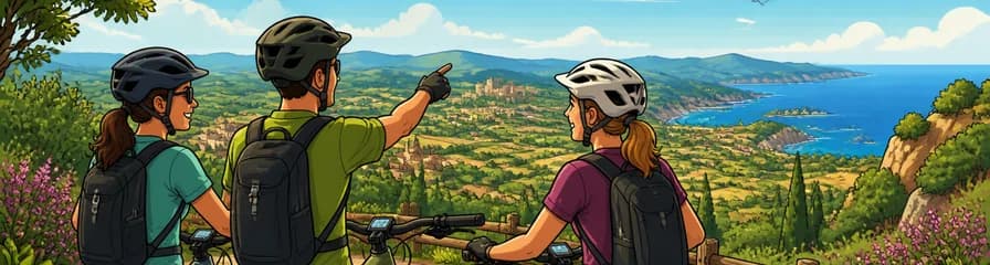 Exploración guiada en bicicleta de montaña eléctrica por el Empordà