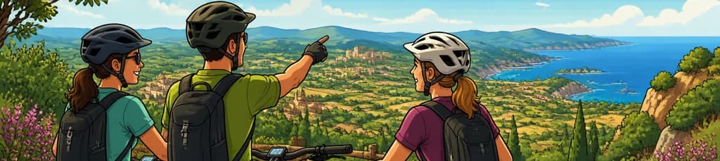 Exploración guiada en bicicleta de montaña eléctrica por el Empordà