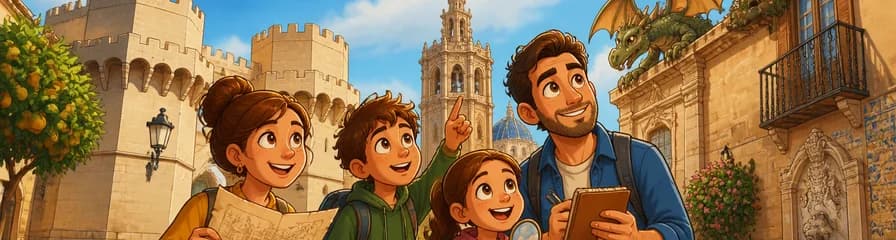 Búsqueda del dragón en Valencia: una aventura familiar por el casco antiguo