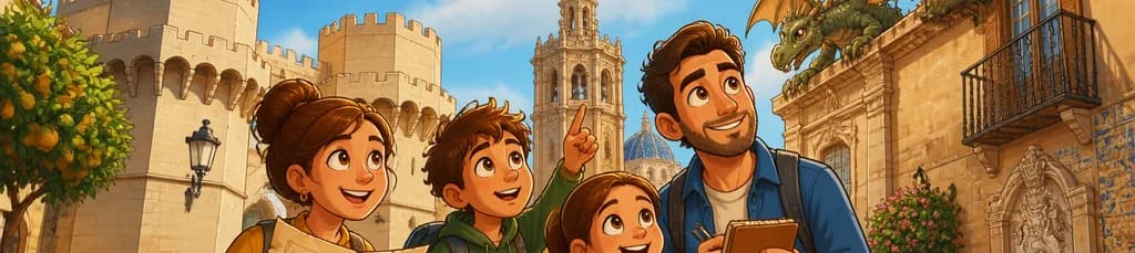 Búsqueda del dragón en Valencia: una aventura familiar por el casco antiguo