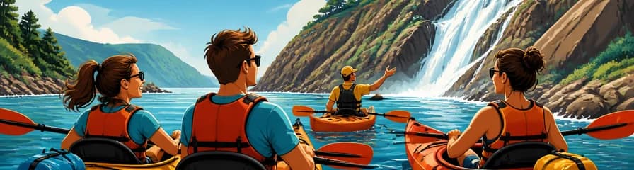 Visita guiada en kayak a la Cascada de Ézaro