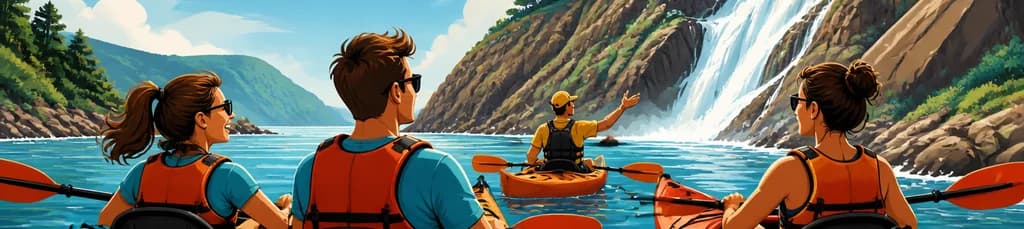Visita guiada en kayak a la Cascada de Ézaro