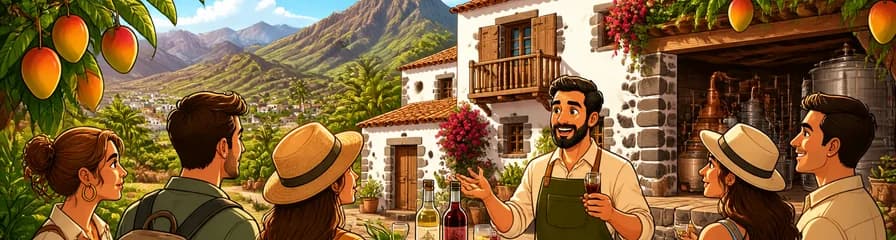 Descubre un caserío canario en Mogán, con finca de mangos y fábrica de vermut