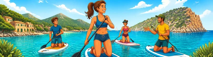 Experimenta el Paddle Surf en la cautivadora bahía de Sant Elm