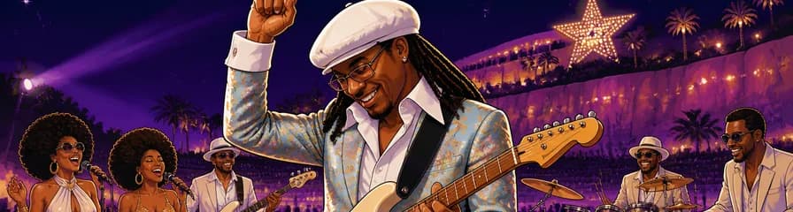 Concierto de Nile Rodgers y CHIC en el Auditorio Starlite