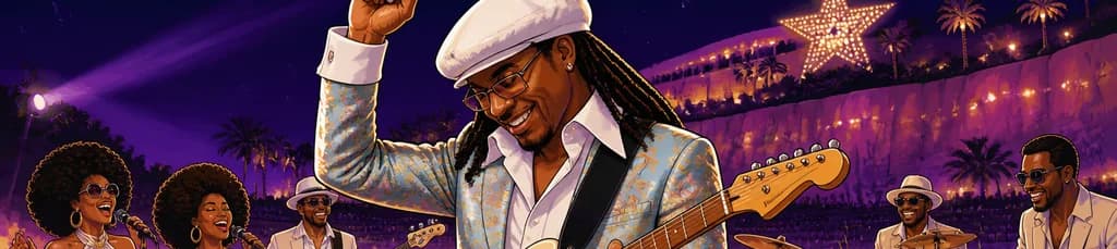 Concierto de Nile Rodgers y CHIC en el Auditorio Starlite