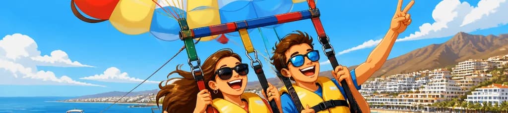 Vuelos en parasailing en Puerto Rico, Gran Canaria