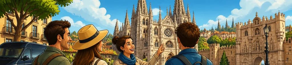 Excursión privada de un día completo a Burgos con salida desde Madrid y recogida en el hotel