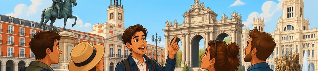 Recorrido privado a pie de medio día: una introducción personalizada a Madrid