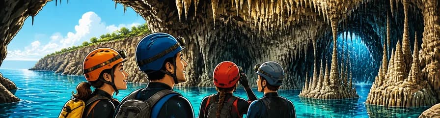 Aventura de espeleología marina en Cova Coloms sin transporte