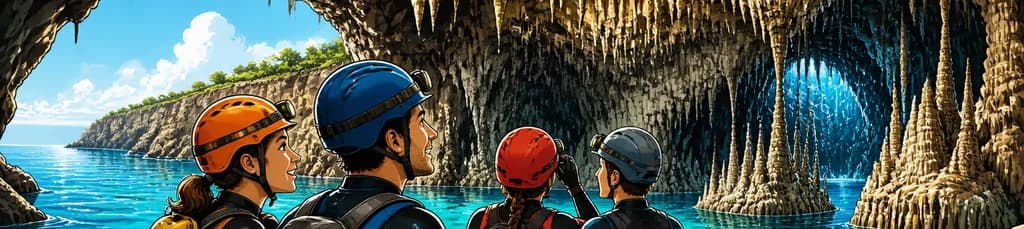 Aventura de espeleología marina en Cova Coloms sin transporte