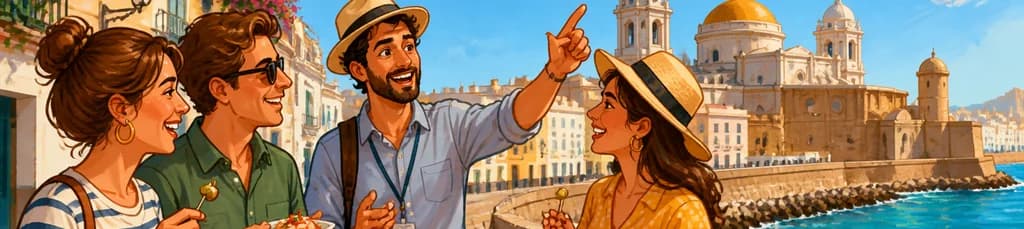 Experiencia culinaria y paseo por Cádiz: un tour privado de medio día