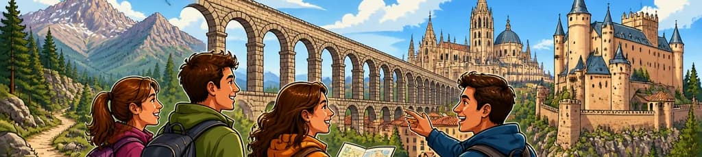 Senderismo y exploración monumental en Segovia con transporte desde Madrid