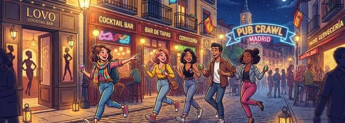 Recorrido de bares por Madrid: la mejor experiencia de fiesta