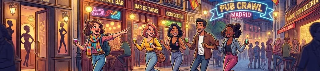 Recorrido de bares por Madrid: la mejor experiencia de fiesta