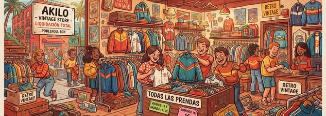 ¡Liquidación total en Akilo Vintage Store: prendas a 2€ y 1€!