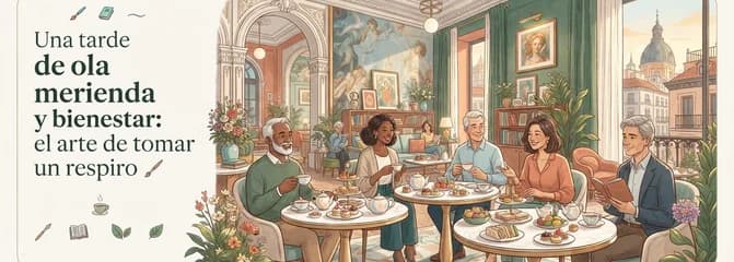 Una tarde de merienda y bienestar: el arte de tomar un respiro