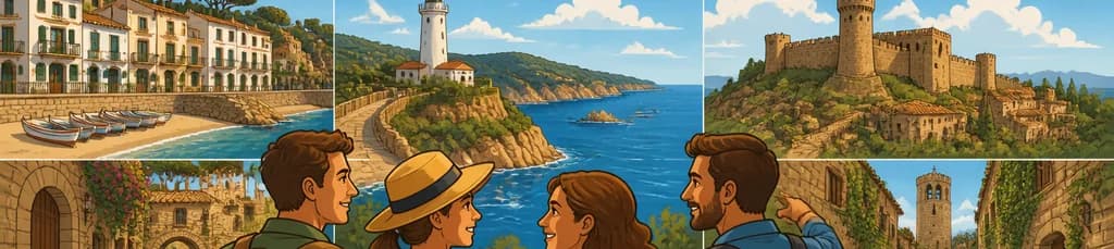Excursión de un día a la Costa Brava y pueblos medievales desde Girona en grupo reducido