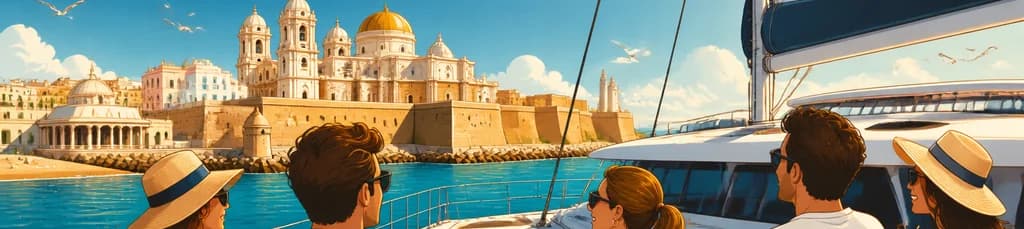 Navegación en Catamarán por la Cádiz Trimilenaria