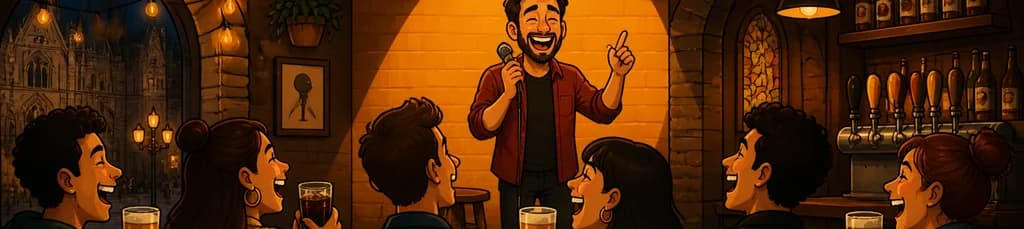 Noche de monólogos y copa en Craft Barcelona
