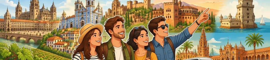 Experiencia de 11 días: Castilla, Galicia, Portugal y Andalucía con salida desde Madrid