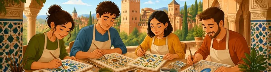 Taller de dibujo y pintura inspirado en la Alhambra