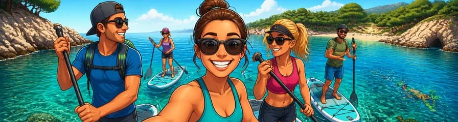 Excursión de Stand Up Paddle de 90 minutos en grupo reducido por Cala Ratjada
