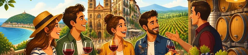 Excursión Privada a Logroño y Cata en Dos Bodegas con Salida desde San Sebastián