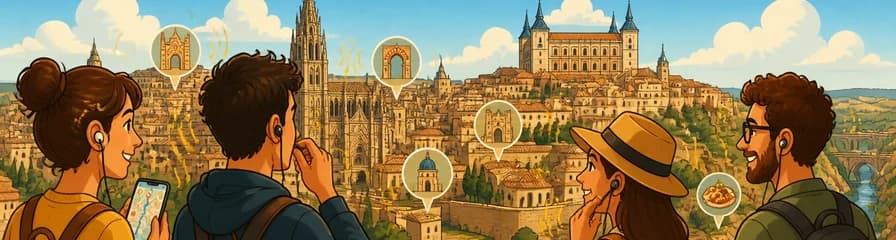 Recorrido a pie audioguiado por Toledo: 2 horas y 10 minutos con 24 comentarios