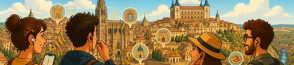 Recorrido a pie audioguiado por Toledo: 2 horas y 10 minutos con 24 comentarios