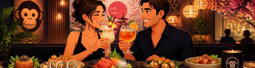 Experiencia gastronómica para dos: menú degustación y cócteles en Lamonarracha