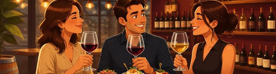 Experiencia de degustación: tres copas de vino maridadas con tres tapas en Vinopremier