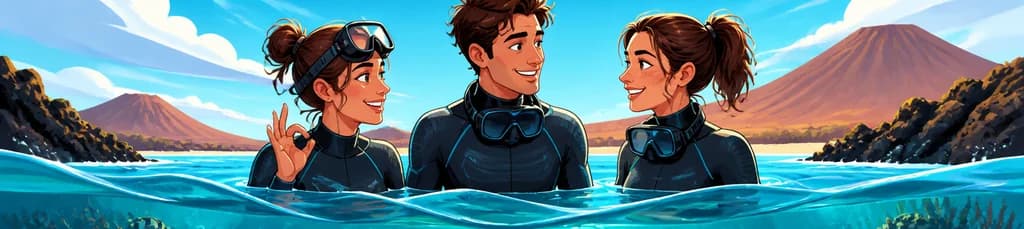Participa en un curso de apnea en Lanzarote