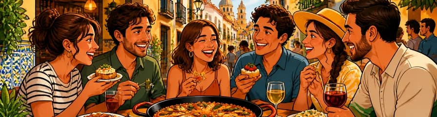 Experiencia de Tapas y Paella: Tres Enclaves Locales para Conectar con Viajeros