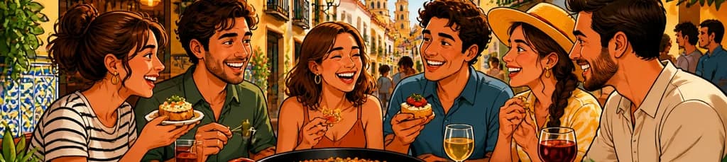 Experiencia de Tapas y Paella: Tres Enclaves Locales para Conectar con Viajeros