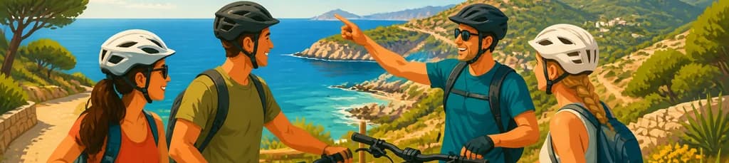 Recorrido privado en bicicleta eléctrica por Ibiza: Explorando la destacada ruta del norte