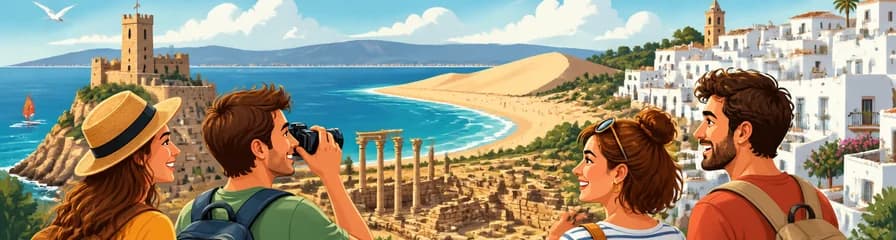 Escapada a Tarifa, Vejer y la Playa de Bolonia partiendo desde Cádiz