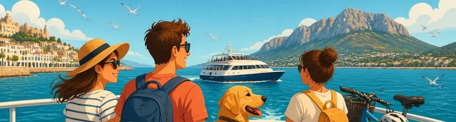 Viaje de ida y vuelta en ferry entre Denia y Jávea