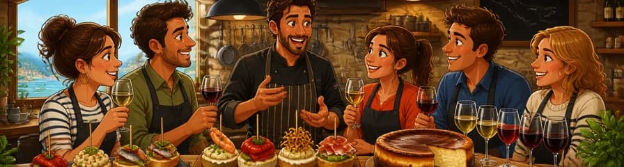Taller y celebración de pintxos en la cocina secreta