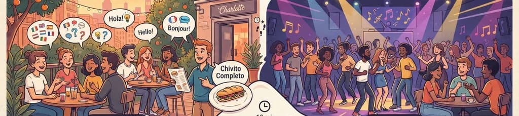 Intercambio de Idiomas y Fiesta del Sábado en Valencia