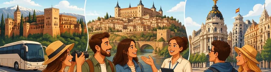 Recorrido de dos días por Granada, Toledo y Madrid con salida desde la Costa del Sol