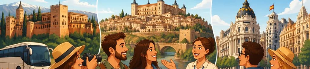 Recorrido de dos días por Granada, Toledo y Madrid con salida desde la Costa del Sol
