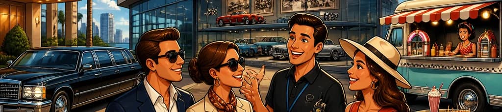 Recorrido guiado por el Museo del Motor con traslado en limusina