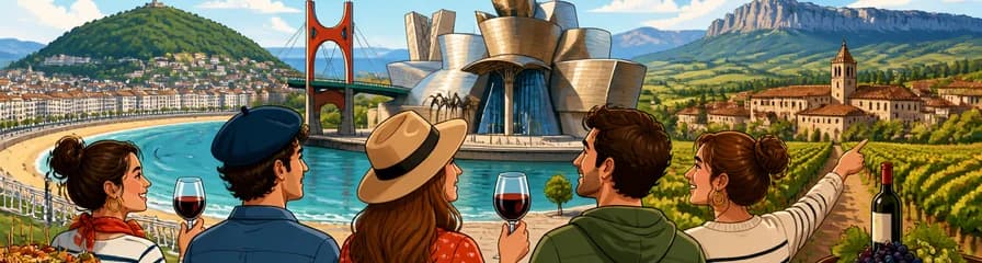 Exploración de 5 días por el País Vasco y la región vinícola de Rioja