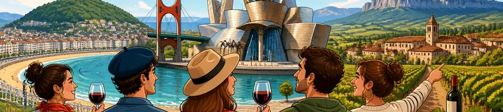 Exploración de 5 días por el País Vasco y la región vinícola de Rioja